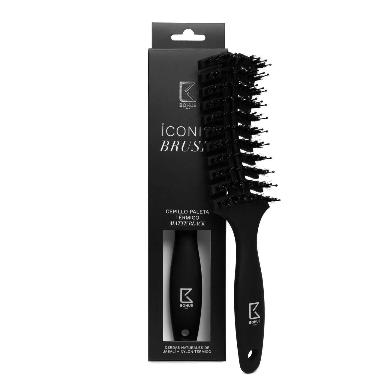 Cepillo paleta térmico MATTE BLACK
