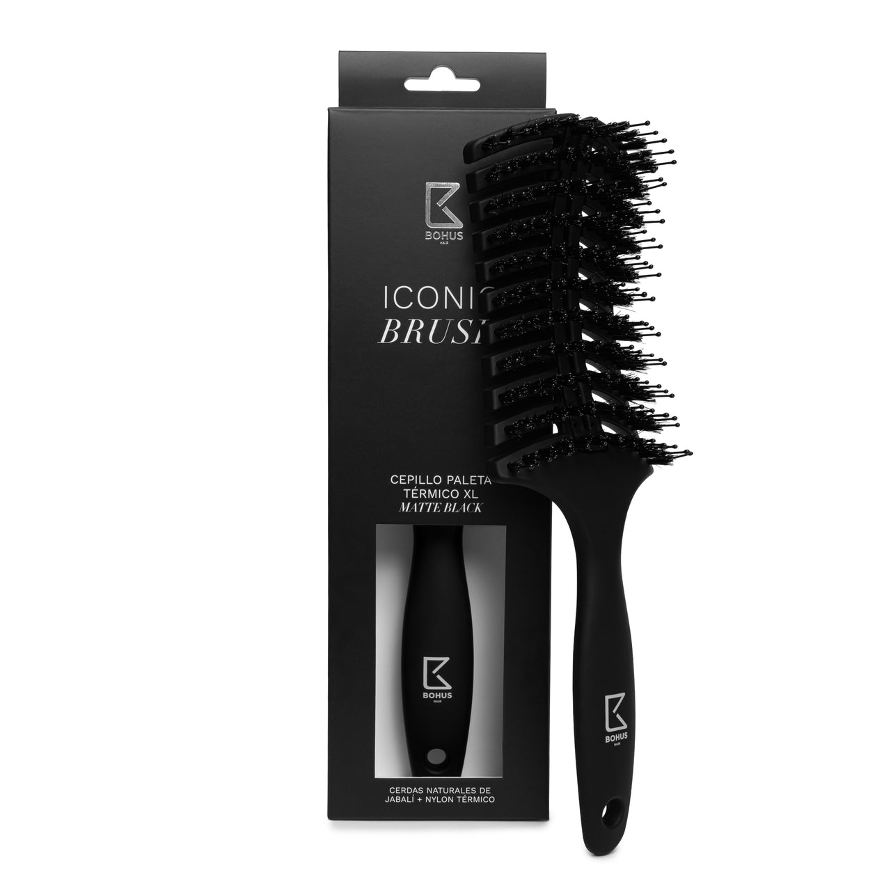 Cepillo paleta térmico XL MATTE BALCK