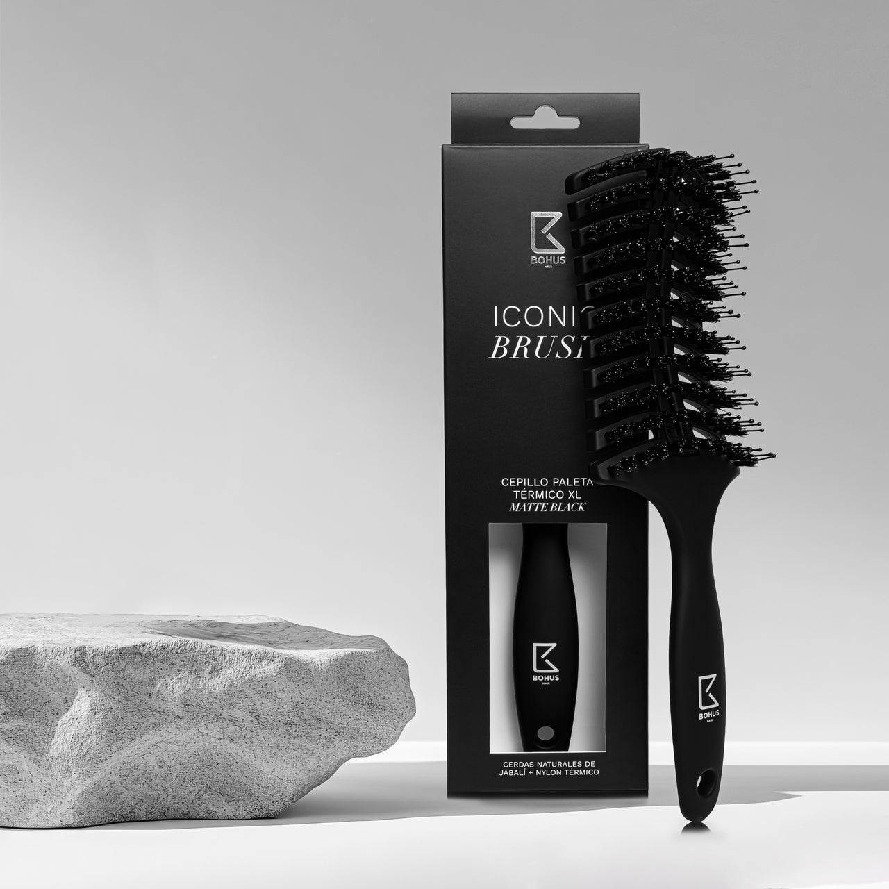 Cepillo paleta térmico XL MATTE BALCK